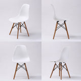 NNEDSZ 2X Retro Dining Cafe Chair DSW WHITE