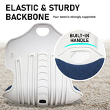 NNEDSZ Slender Chair Posture Correction Seat Floor Lounge Padded Stackable BLUE