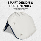 NNEDSZ Slender Chair Posture Correction Seat Floor Lounge Padded Stackable BLUE