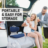 NNEDSZ Slender Chair Posture Correction Seat Floor Lounge Padded Stackable BLUE