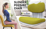 NNEDSZ 2X Slender Chair Posture Correction Seat Floor Lounge Padded Stackable LIME
