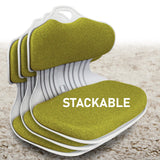 NNEDSZ 2X Slender Chair Posture Correction Seat Floor Lounge Padded Stackable LIME