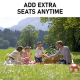 NNEDSZ 2X Slender Chair Posture Correction Seat Floor Lounge Padded Stackable LIME