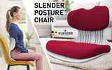 NNEDSZ 2X Slender Chair Posture Correction Seat Floor Lounge Padded Stackable RED