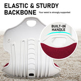 NNEDSZ 4X Slender Chair Posture Correction Seat Floor Lounge Padded Stackable RED