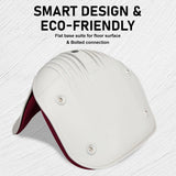 NNEDSZ 4X Slender Chair Posture Correction Seat Floor Lounge Padded Stackable RED