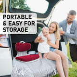 NNEDSZ 4X Slender Chair Posture Correction Seat Floor Lounge Padded Stackable RED