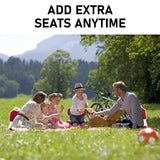 NNEDSZ 4X Slender Chair Posture Correction Seat Floor Lounge Padded Stackable RED