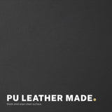 Office Desk Chair - PU Leather Home Office Swivel Chair Computer Seat BLACK