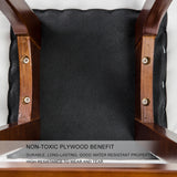 NNEDSZ 2X Wooden Bar Stool Dining Chair Leather SOPHIA 65cm WHITE BROWN