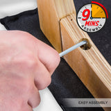 NNEDSZ 4X Wooden Bar Stool Dining Chair Leather SOPHIA 74cm WHITE