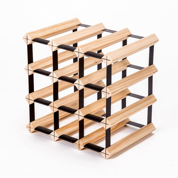 NNEDSZ Timber Wine Rack Storage Cellar Organiser 12 Bottle