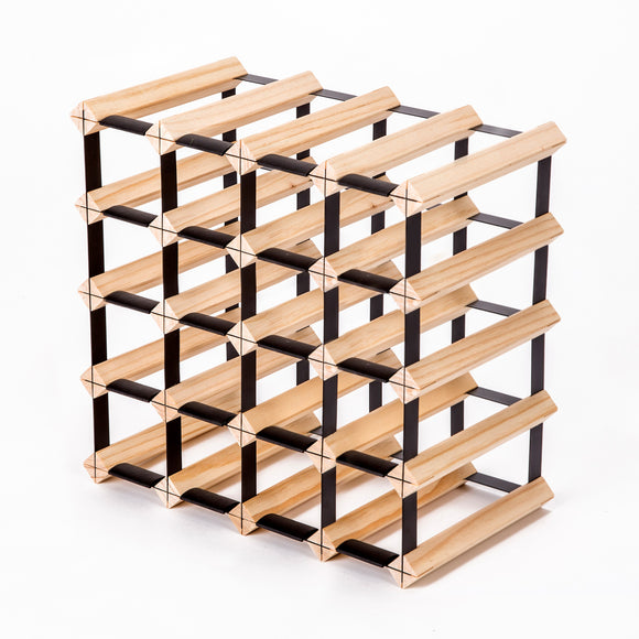 NNEDSZ Timber Wine Rack Storage Cellar Organiser 20 Bottle