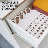 NNEDSZ 50X Plus Hanger Multiple Clothes Rack Organizer Foldable 10 Holes WHITE