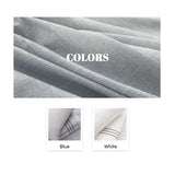 NNEDSZ Saesom Flua Snow Comforter Set Queen Cool Quilt Bedspread BLUE