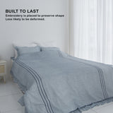NNEDSZ Saesom Flua Snow Comforter Set Queen Cool Quilt Bedspread WHITE
