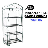 NNEDSZ Mini Garden Greenhouse Shed PVC Cover Only Apex