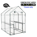NNEDSZ Home Ready Garden Greenhouse Shed PVC Cover Only Apex 190cm