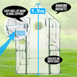 NNEDSZ Home Ready Garden Greenhouse Shed PVC Cover Only Apex 190cm