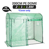 NNEDSZ Garden Greenhouse Shed PE Cover Only 200cm Dome