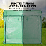 NNEDSZ Garden Greenhouse Shed PE Cover Only 200cm Dome