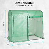 NNEDSZ Garden Greenhouse Shed PE Cover Only 200cm Dome