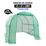 NNEDSZ Garden Greenhouse Shed PE Cover Only 300cm Dome Tunnel