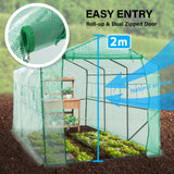 NNEDSZ Garden Greenhouse Shed PE Cover Only 350m Apex