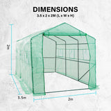 NNEDSZ Garden Greenhouse Shed PE Cover Only 350m Apex