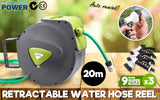 NNEDSZ Garden Water Hose Retractable Rewind Reel Wall Mounted 20M