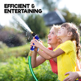 NNEDSZ Garden Water Hose Retractable Rewind Reel Wall Mounted 30M + Brass Gun