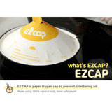 NNEDSZ 200X Paper Lid for Frypan Disposable Cooking Pan Cap Oli Splash Protection