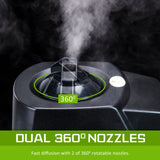 NNEDSZ Air Humidifier Ultrasonic Cool Diffuser 6L BLACK