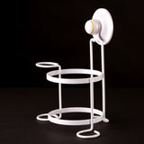 NNEDSZ Hair Dryer Brush Comb Holder Removable Suction WHITE