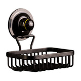 NNEDSZ Soap Holder Basket Removable Stainless Suction BLACK