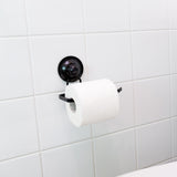 NNEDSZ Toilet Roll Holder Removable Suction BLACK