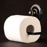 NNEDSZ Toilet Roll Holder Removable Suction BLACK