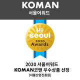 NNEDSZ KOMAN Shinewon Vinch IH Two Hands Wok + Glass Lid 28cm Ceramic Non-stick Titanium GREY