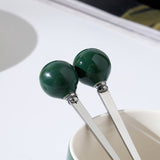 NNEDSZ 2X High-Fired Ceramic Porcelain Cup & Saucer Set 300ml Vintage Floral Tea Spoon GREEN