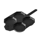 NNEDSZ Cast-Iron Traditional Egg Pan Pre-seasoned Non-Stick 23cm