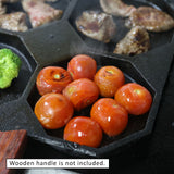 NNEDSZ Cast-Iron Traditional Egg Pan Pre-seasoned Non-Stick 23cm