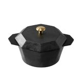 NNEDSZ Cast-Iron Traditional Pot Pre-seasoned Non-stick 21cm