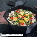 NNEDSZ Cast-Iron Traditional Pot Pre-seasoned Non-stick 21cm