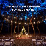 NNEDSZ Festoon String Lights 20 Bulbs 23M Fairy LED Waterproof Outdoor Christmas Party