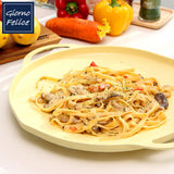NNEDSZ Giorno Felice IH Griddle Pan 34cm Round Ceramic Non-Stick Camping Korean Stew
