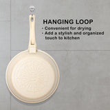 NNEDSZ Giorno Felice IH Wok Pan 28cm Ceramic Non-Stick Stir Frypan Induction