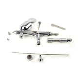 NNEDSZ Air Brush Spray Gun Dual Action Mirco Air Control Kit 0.2mm