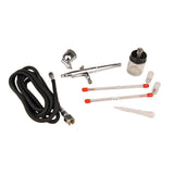 NNEDSZ Air Brush Suction/Gravity Dual Action Kit with Air Hose