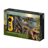NNEDSZ Dinosaur Projector and 3 Toy Figures Play Set - Kids STEM Learning Set