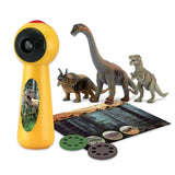 NNEDSZ Dinosaur Projector and 3 Toy Figures Play Set - Kids STEM Learning Set